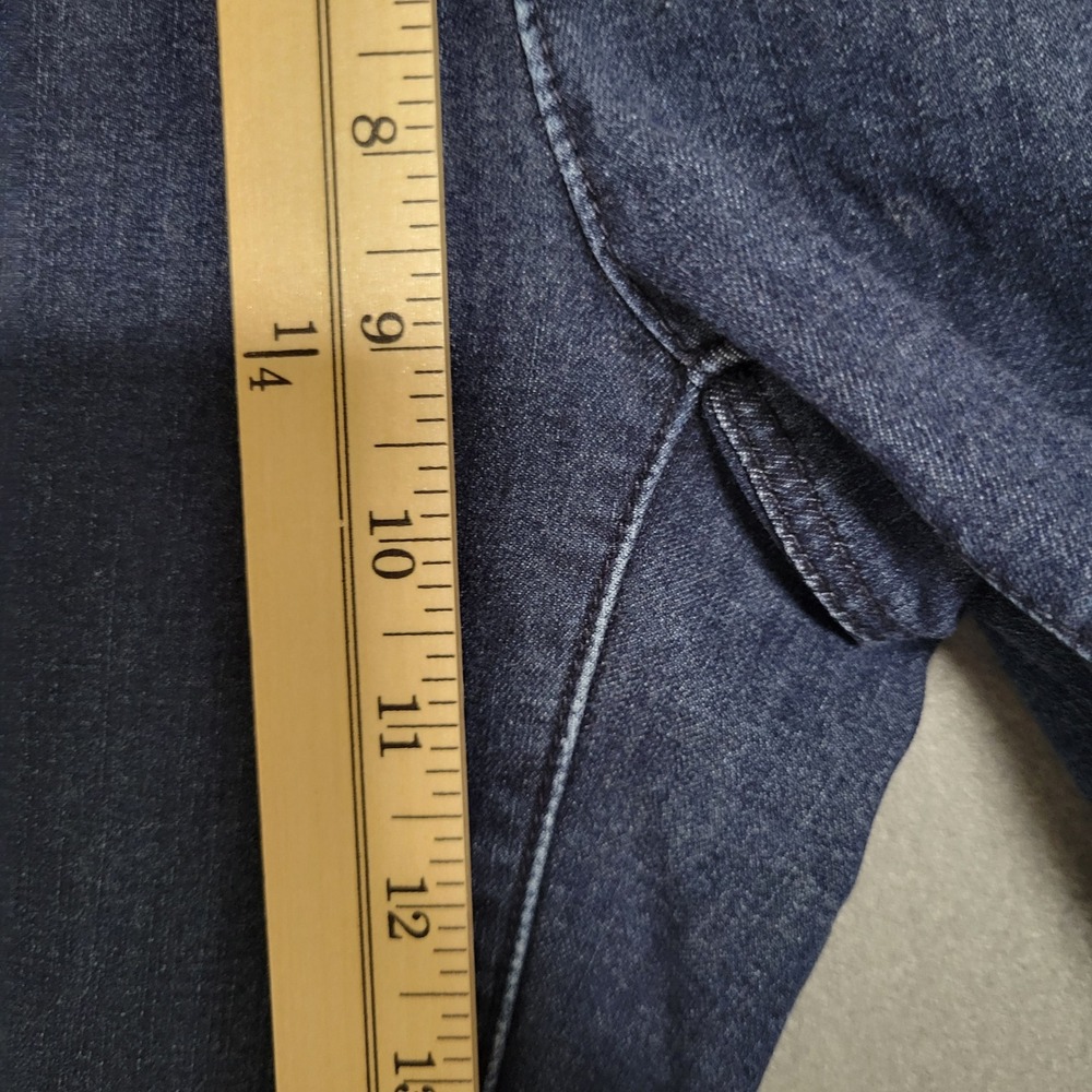 Chicos Fabulously Slimming Womens Straight Leg Blue Denim Jeans Mid Rise Sz 0 - Picture 6 of 7